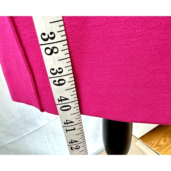 Maison Martin Margiela Women's Pink Midi Sheath Dress Sz 40/4 Knit Jersey Italy - Picture 6 of 16